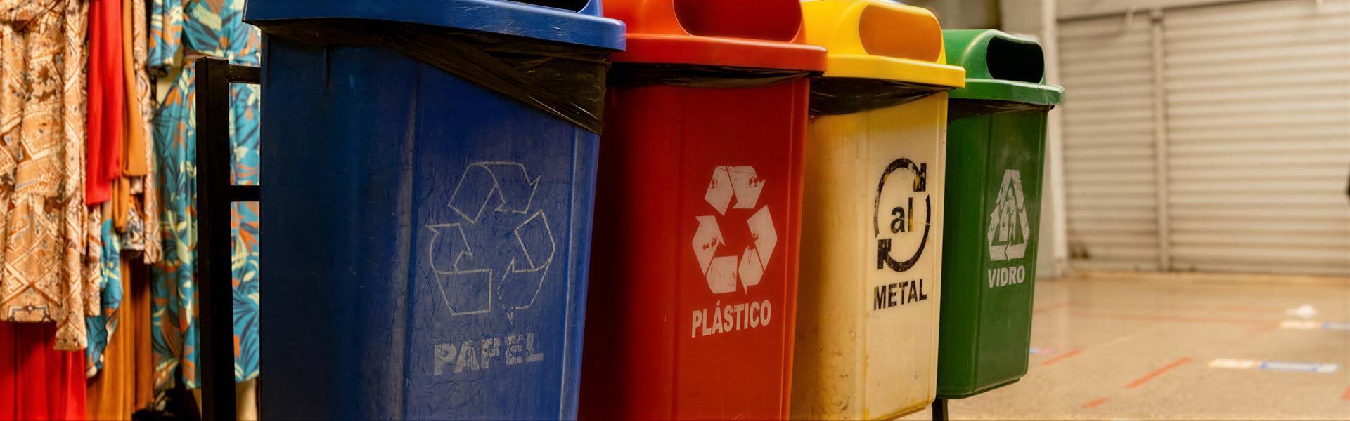 Aprendamos a separar la basura para que se pueda reciclar.